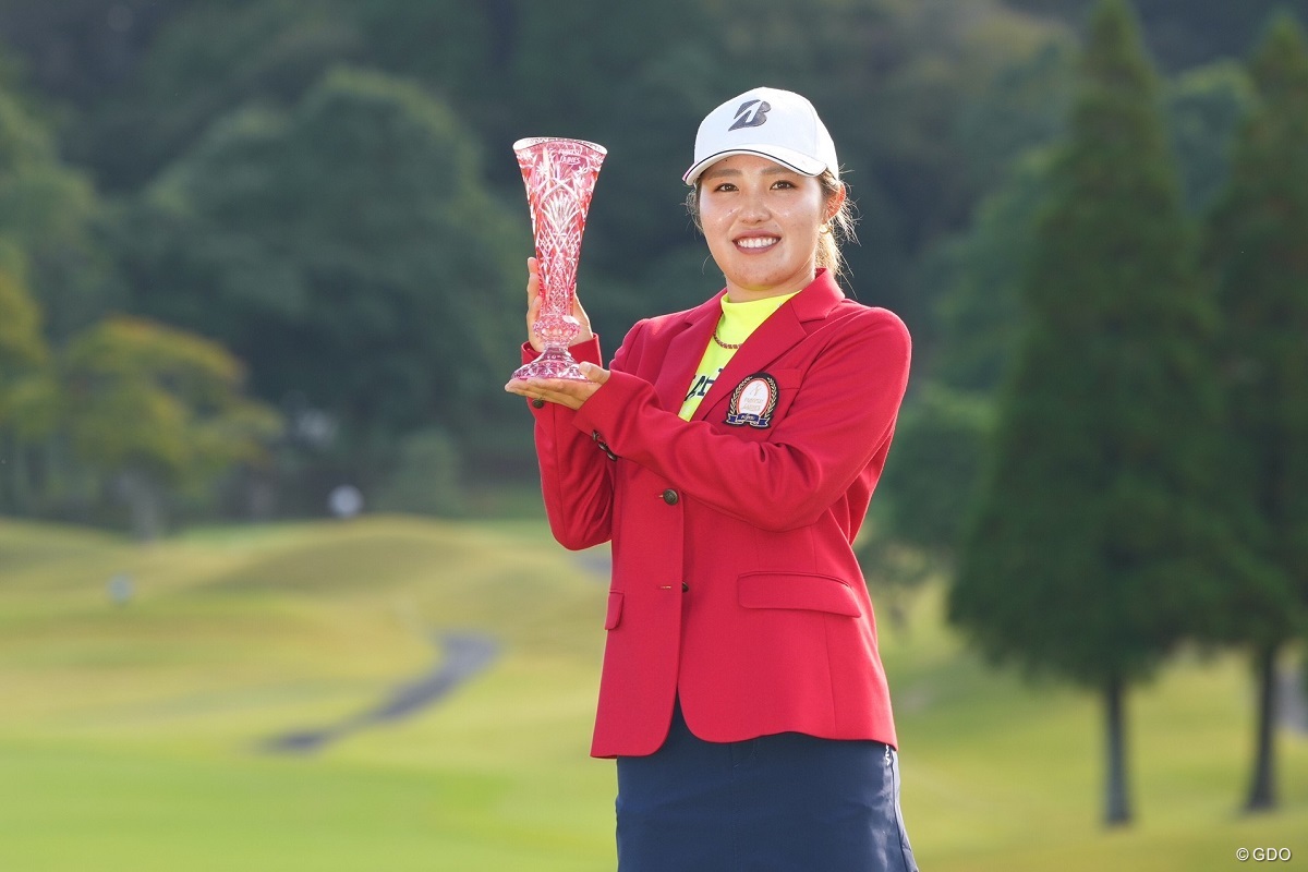 古江彩佳が連覇で大会3勝目を飾った