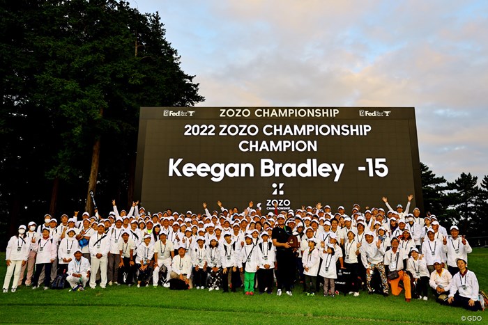 大会の規模が大きいからボランティアさんも多い 2023年 ZOZOチャンピオンシップ 最終日 キーガン・ブラッドリー