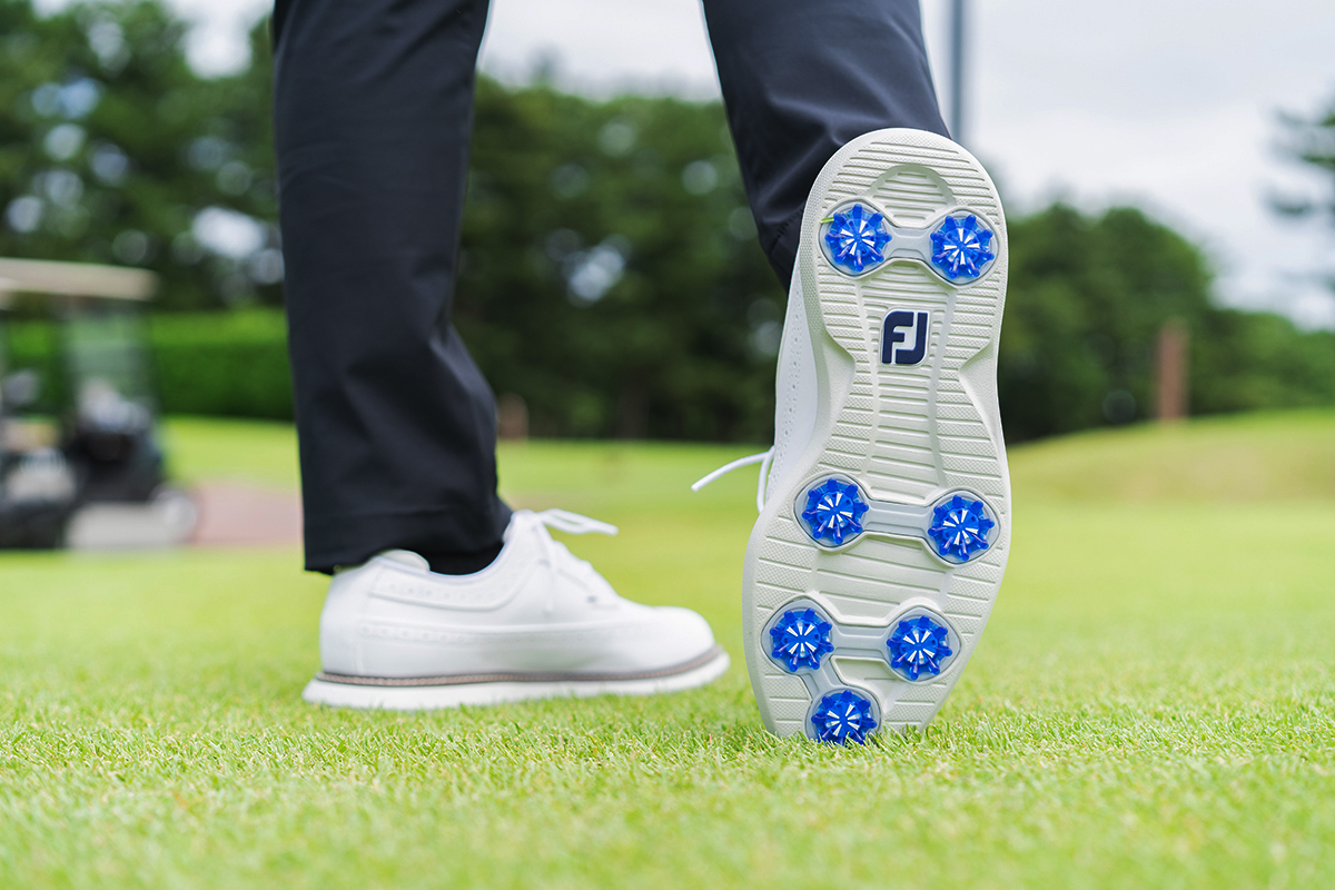 タイム FootJoy Traditions Golf Shoes - White フットジョイ