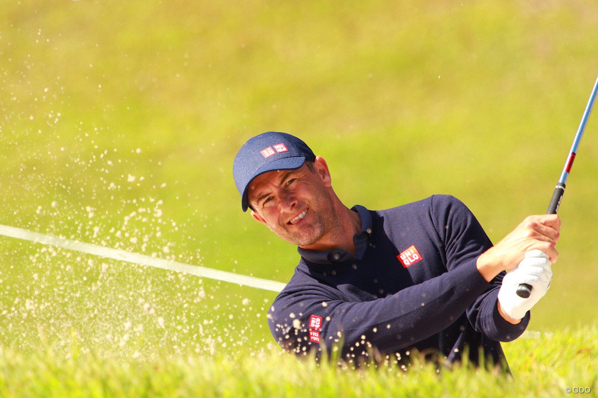 2022年 日本オープンゴルフ選手権競技 事前 アダム・スコット