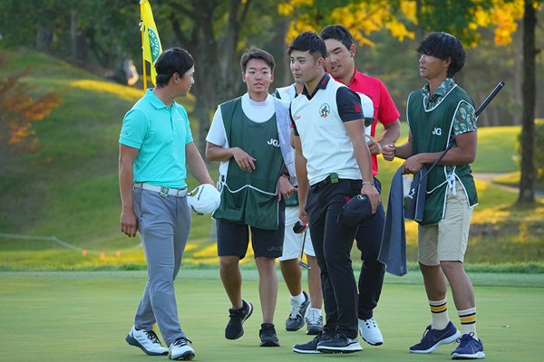 2022年 日本オープンゴルフ選手権競技  2日目 蝉川泰果 21歳の蝉川、先輩が相手でも気後れはしない