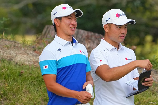 2022年 日本オープンゴルフ選手権競技 3日目 杉浦悠太 蝉川泰果 もう杉浦くんも蝉川くんのゴルフ見て、笑うしかないって感じでしたね。