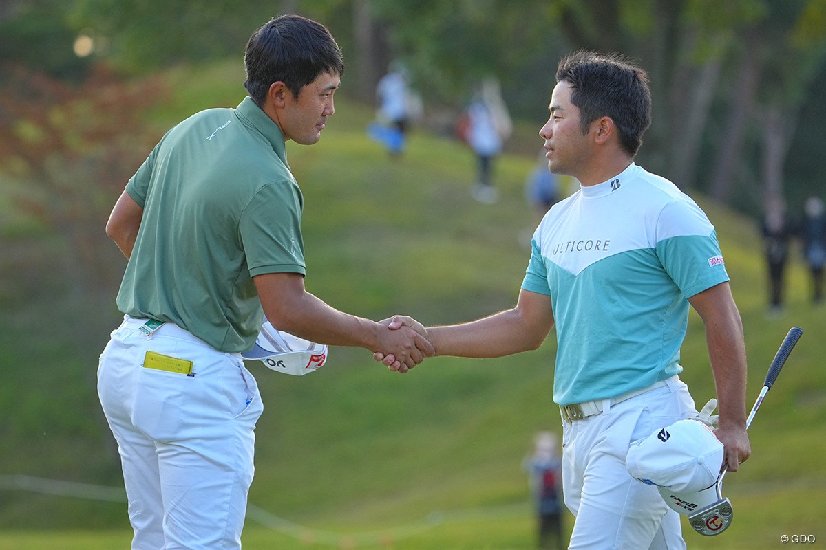 2022年 日本オープンゴルフ選手権競技 3日目 金谷拓実 比嘉一貴