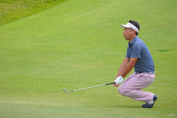 2022年 日本オープンゴルフ選手権競技 3日目 池田勇太 2番Par5、惜しくもチップインイーグルならず。