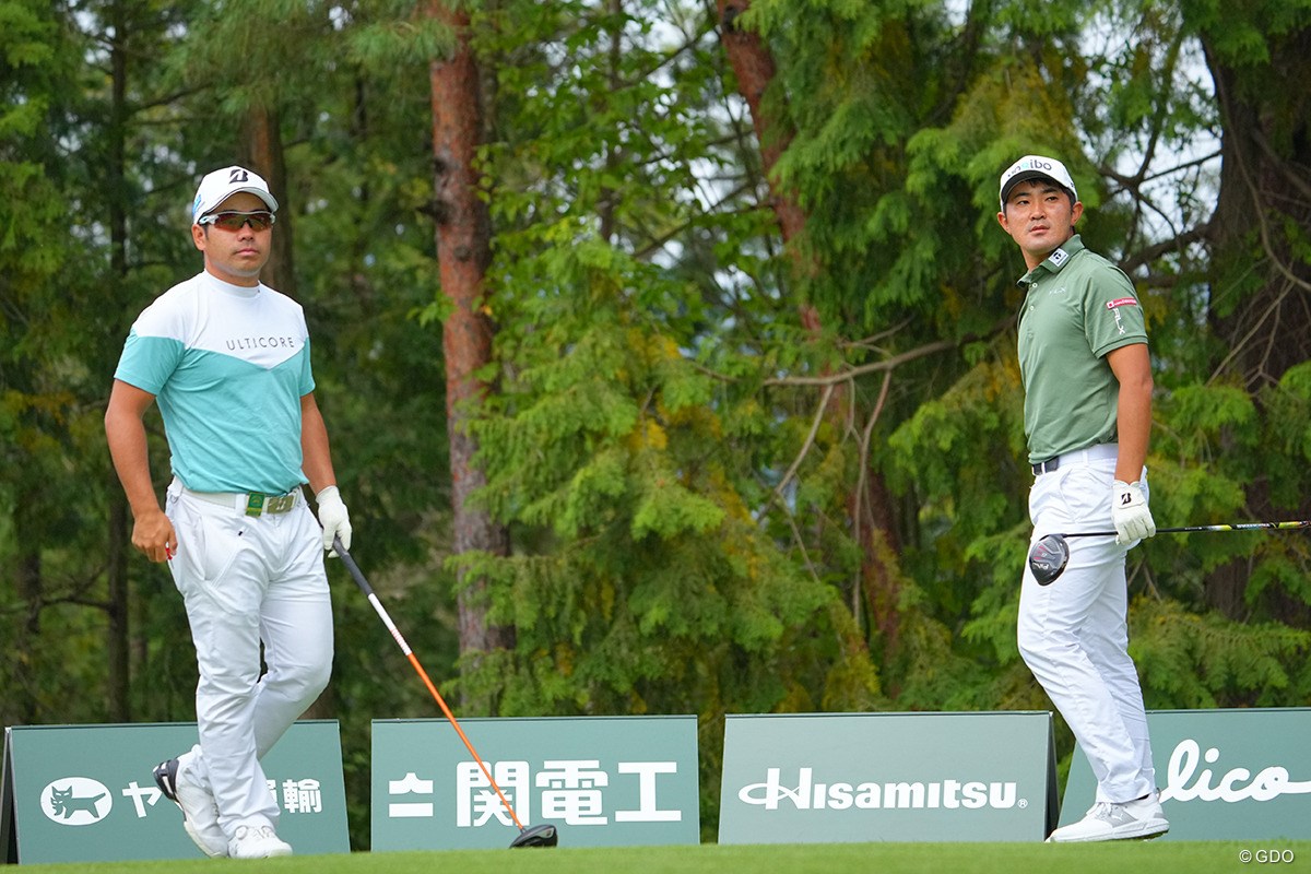 2022年 日本オープンゴルフ選手権競技  3日目 比嘉一貴 金谷拓実
