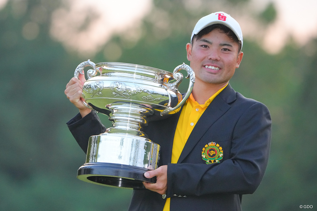 蝉川泰果が95年ぶりの日本OPアマチュア制覇、史上初のツアー2勝目を遂げた