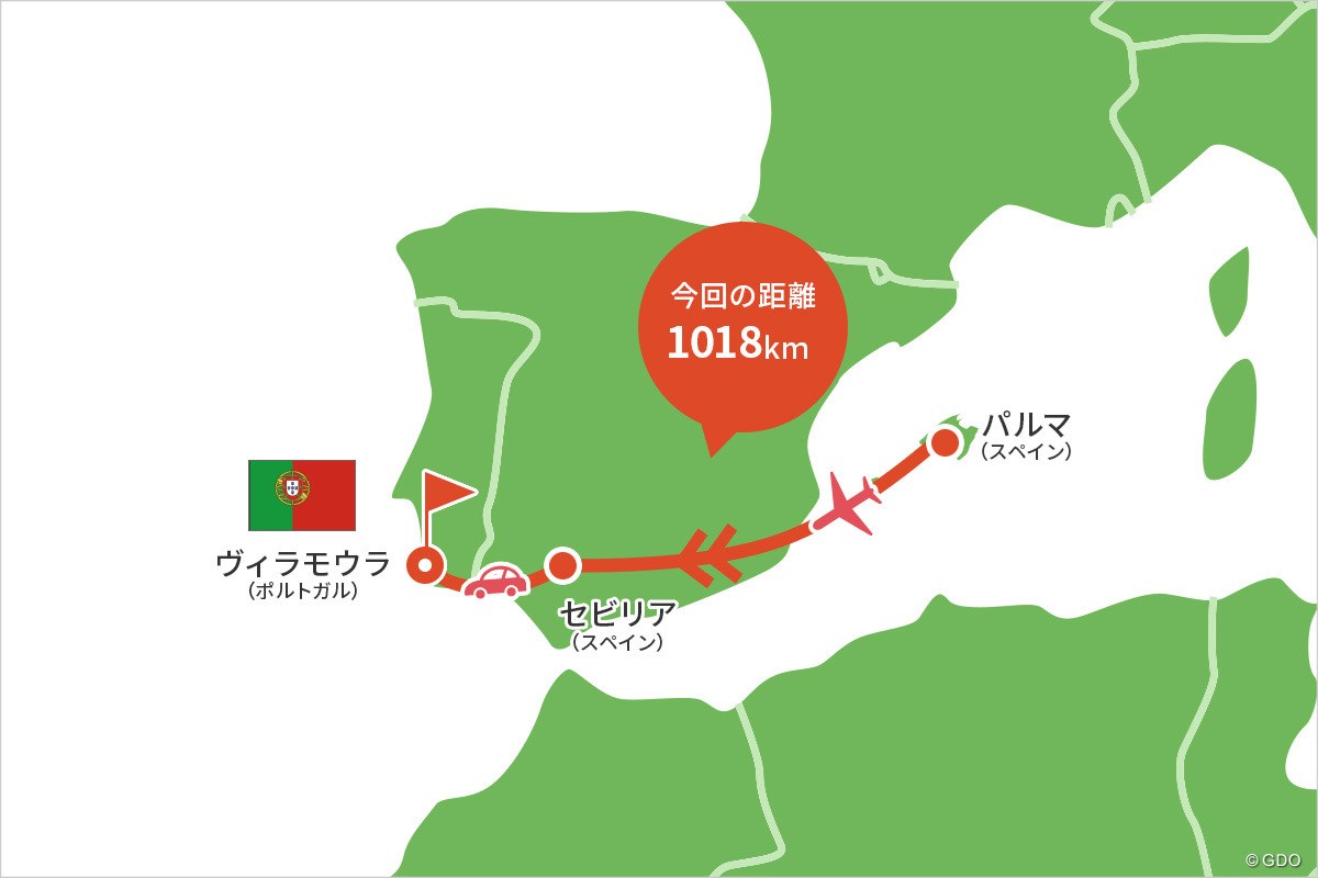 2022年 ポルトガルマスターズ 事前 川村昌弘マップ
