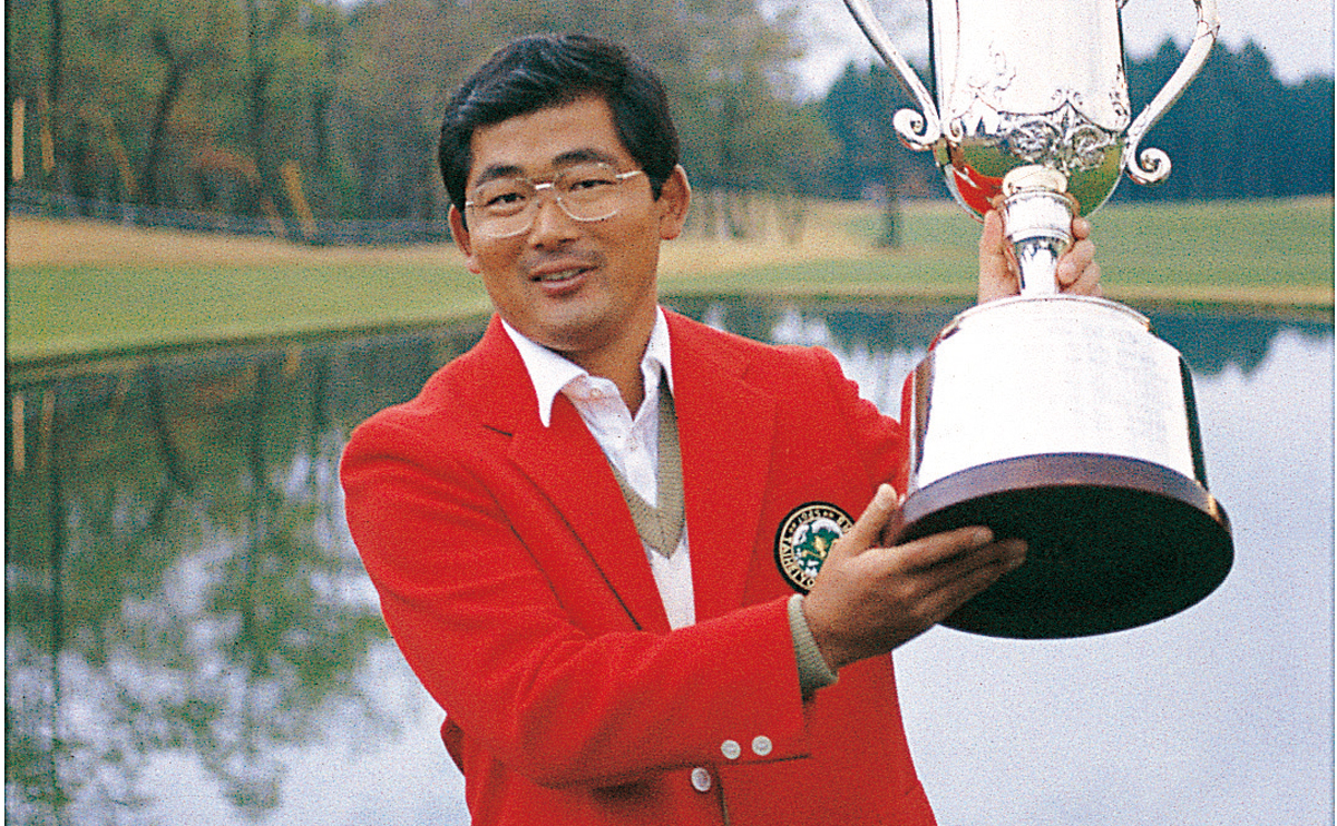 当時31歳。1985年に大会初優勝を飾った中嶋常幸（提供：三井住友カード）
