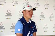 2022年 アジアパシフィックアマチュアゴルフ選手権 初日 松井琳空海