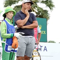ショットに納得いかず「うーん」… 2022年 アジアパシフィックアマチュアゴルフ選手権 2日目 欧陽子龍