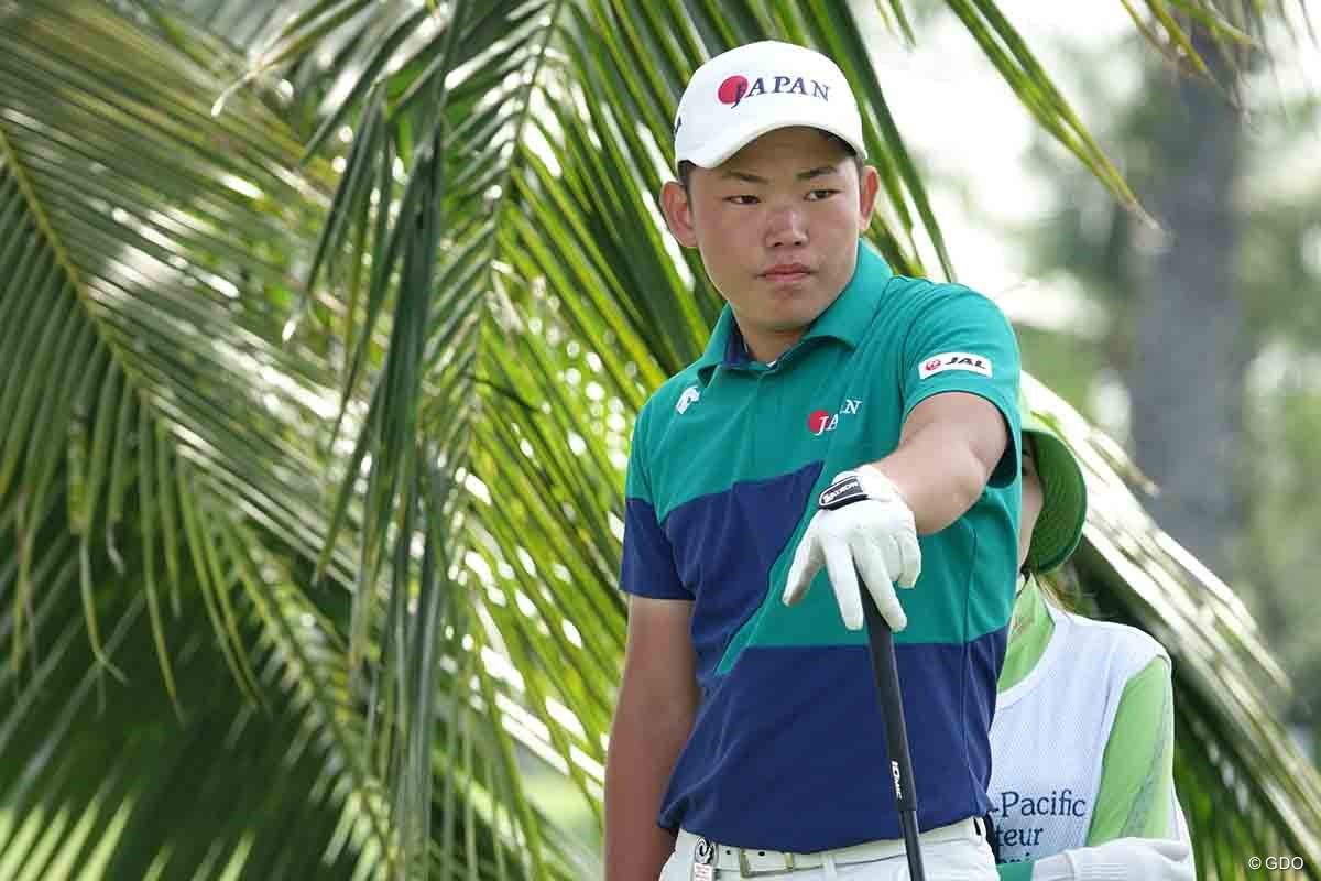 2022年 アジアパシフィックアマチュアゴルフ選手権 3日目 松井琳空海