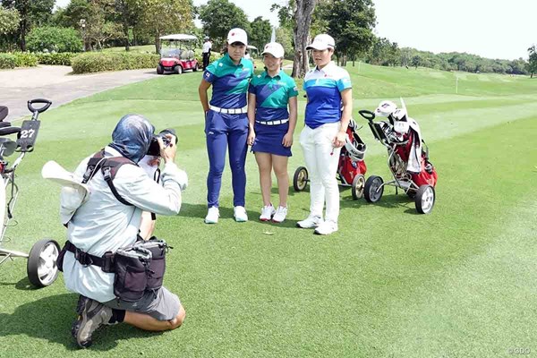 2022年 アジアパシフィック女子アマチュアゴルフ選手権 事前 橋本美月 大会公式カメラマンからパシャリ