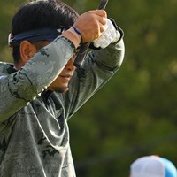 太陽の光が眩しい 2022年 マイナビABCチャンピオンシップ 初日 竹谷佳孝