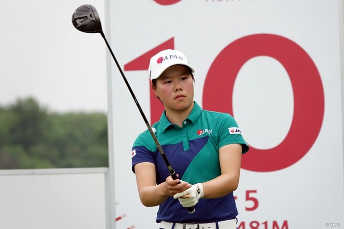首位から9位に後退した 2022年 アジアパシフィック女子アマチュアゴルフ選手権 3日目 橋本美月