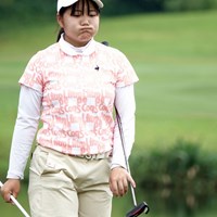 チャンスが入らずこの表情 2022年 アジアパシフィック女子アマチュアゴルフ選手権 3日目 新地真美夏