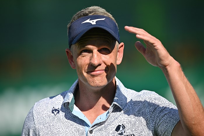 44歳のルーク・ドナルド。主要ツアーでの優勝は2013年「ダンロップフェニックス」が最後(Stuart Franklin／Getty Images) 2022年 ネッドバンクゴルフチャレンジ 初日 ルーク・ドナルド
