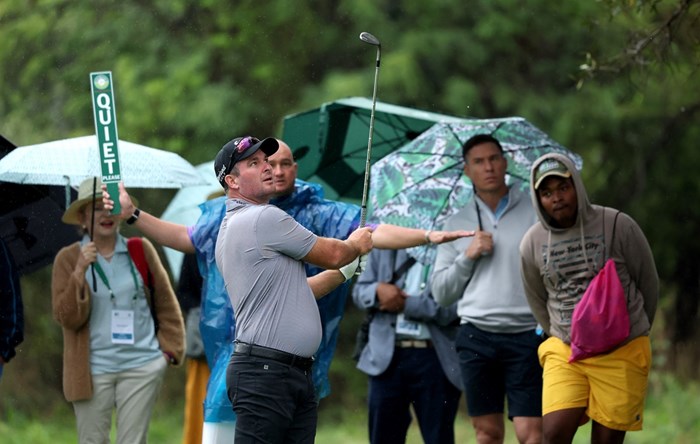 ライアン・フォックスが暫定首位(Warren Little/Getty Images) 2022年 ネッドバンクゴルフチャレンジ 2日目