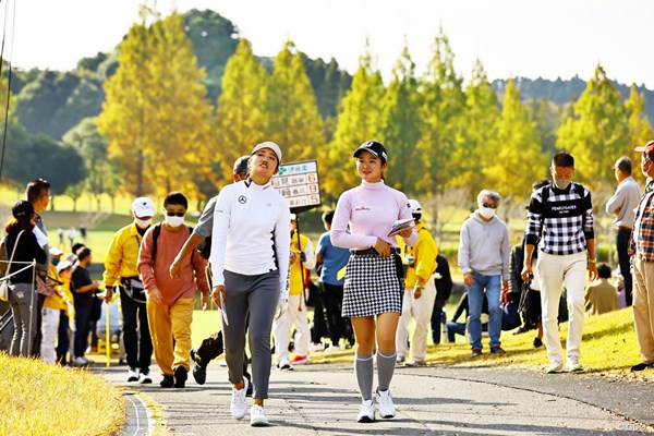 2022年 伊藤園レディスゴルフトーナメント 2日目 川崎春花 ツアー3勝目を狙う