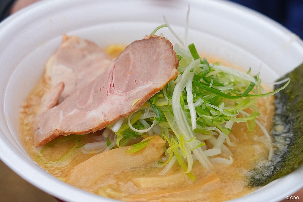 2022年 三井住友VISA太平洋マスターズ 最終日 ラーメン
