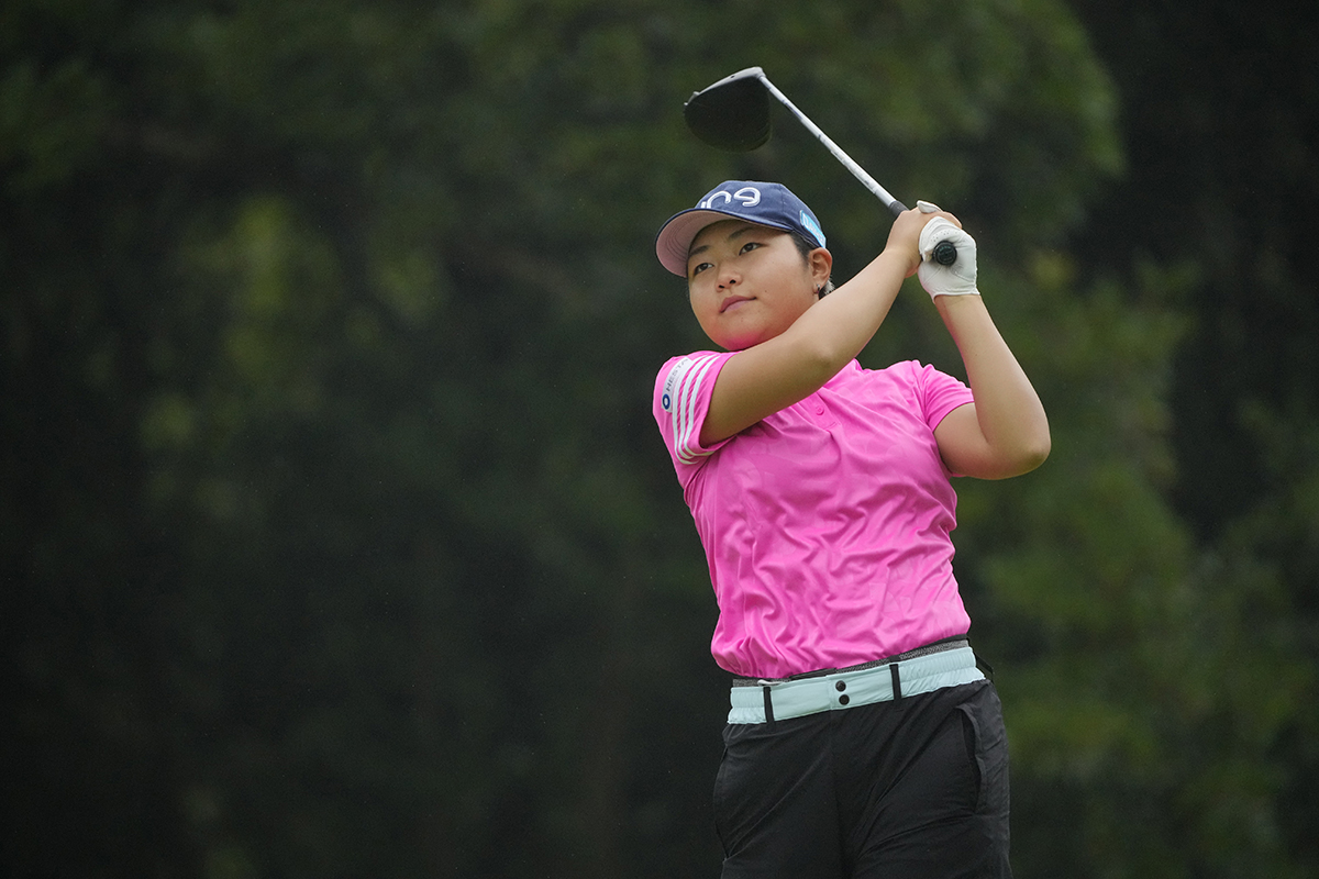 首位で発進した宮澤美咲※撮影は2022年「ユピテル・静岡新聞SBSレディース」（Ken Ishii/Getty Images)