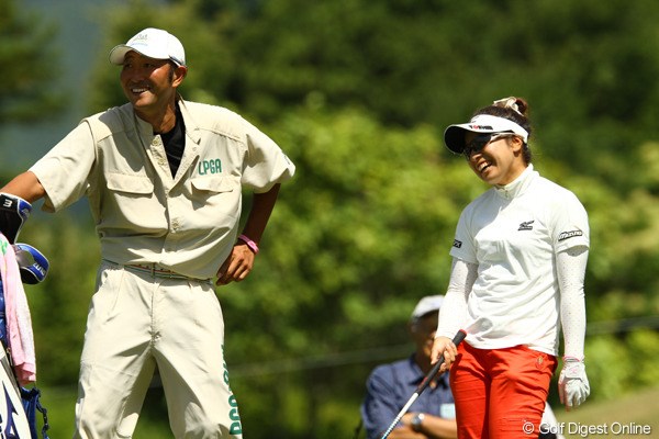 2010年 日本女子プロゴルフ選手権大会コニカミノルタ杯初日 中園美香 ノーボギーのラウンドは、自身初めてだそうです。3アンダー3位タイです