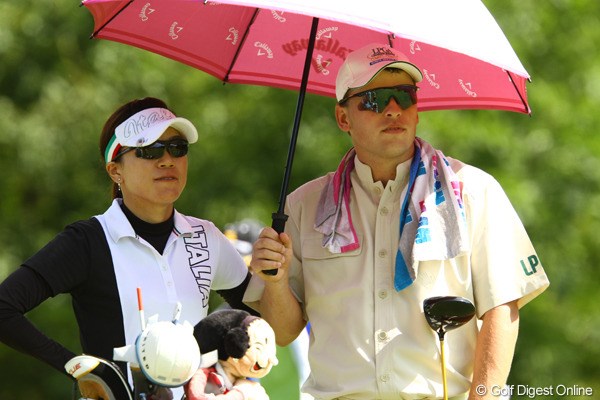 2010年 日本女子プロゴルフ選手権大会コニカミノルタ杯初日 大山志保