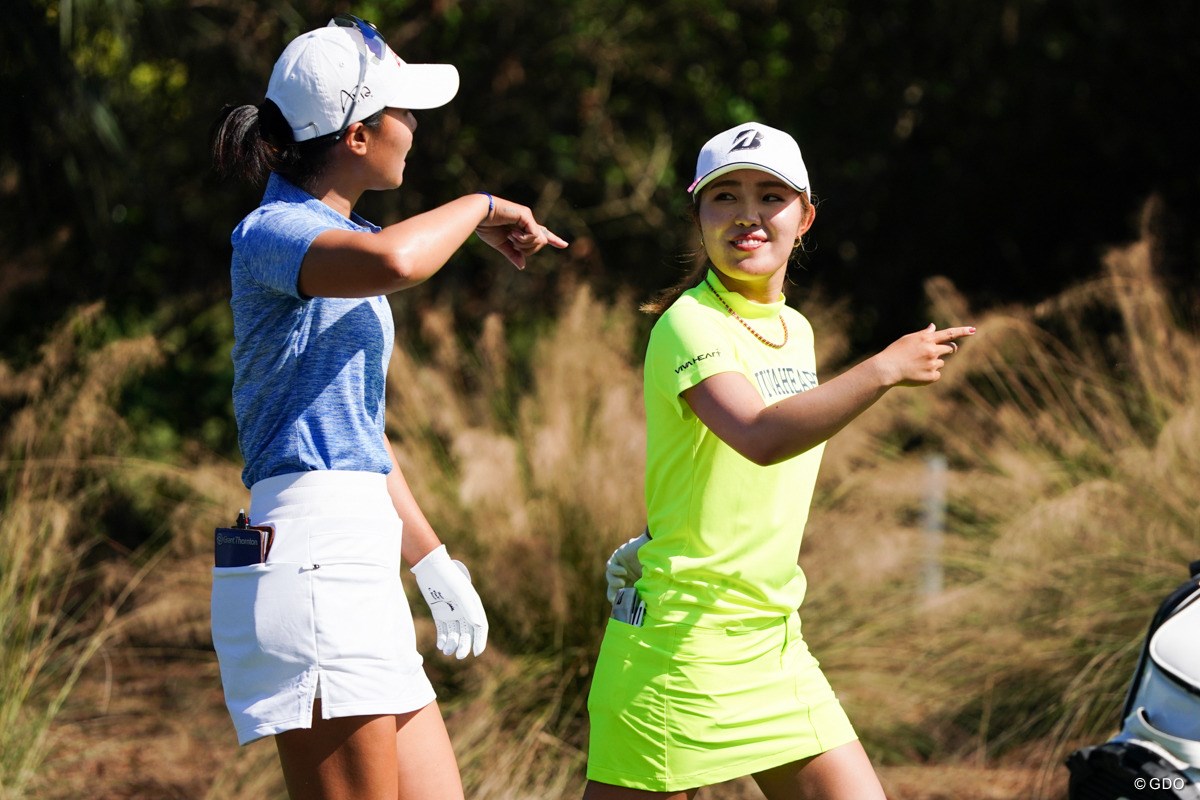 2022年 CMEグループ ツアー選手権 3日目 ダニエル・カン 古江彩佳