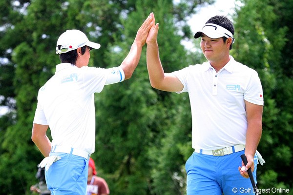 2010年 現代キャピタル招待 日韓プロゴルフ対抗戦初日 石川遼＆薗田峻輔