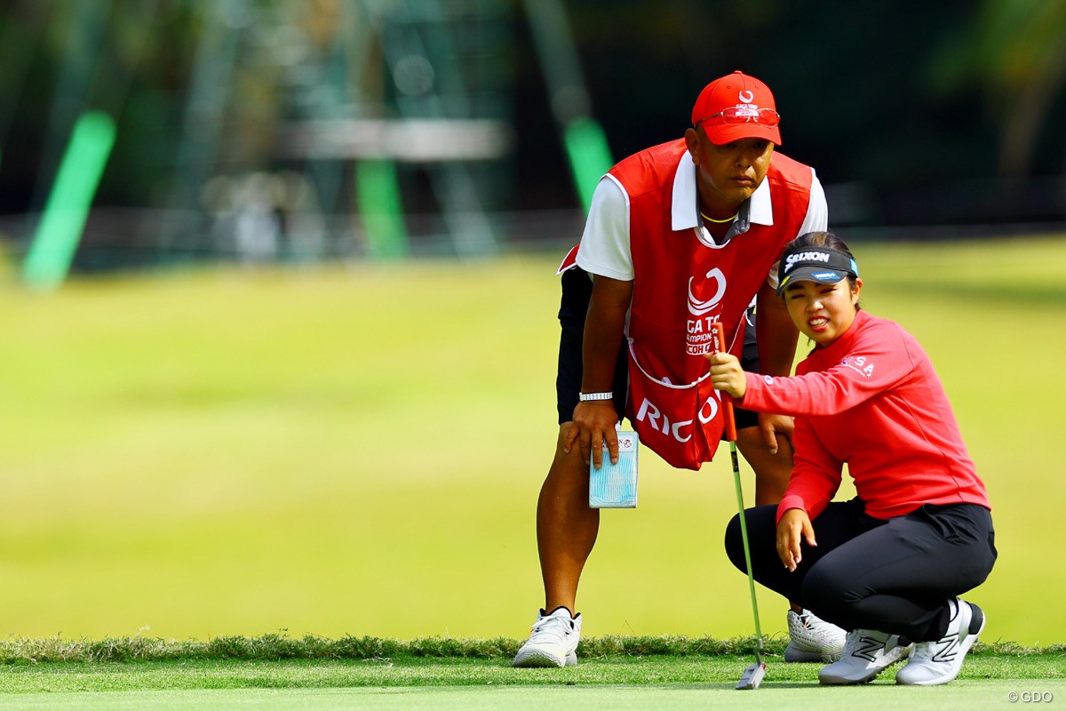 2022年 JLPGAツアーチャンピオンシップリコーカップ 事前 山下美夢有