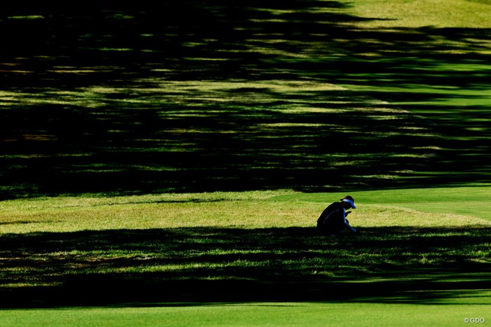 ゴルフは孤独です 2022年 JLPGAツアーチャンピオンシップリコーカップ 初日 金田久美子