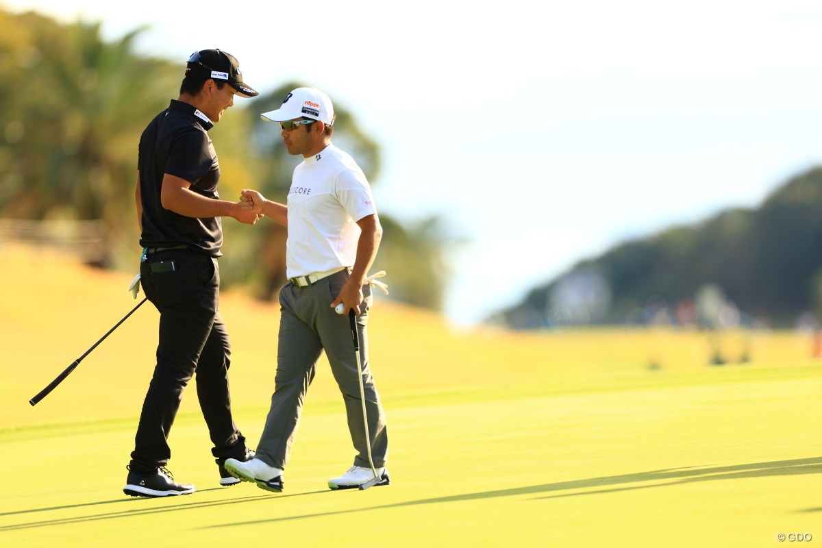 2022年 カシオワールドオープンゴルフトーナメント 2日目 比嘉一貴 河本力