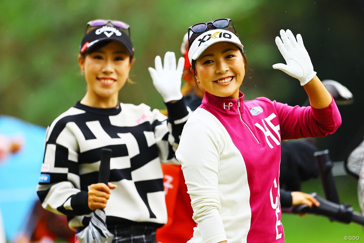 2022年 JLPGAツアーチャンピオンシップリコーカップ 3日目 木村彩子 青木瀬令奈