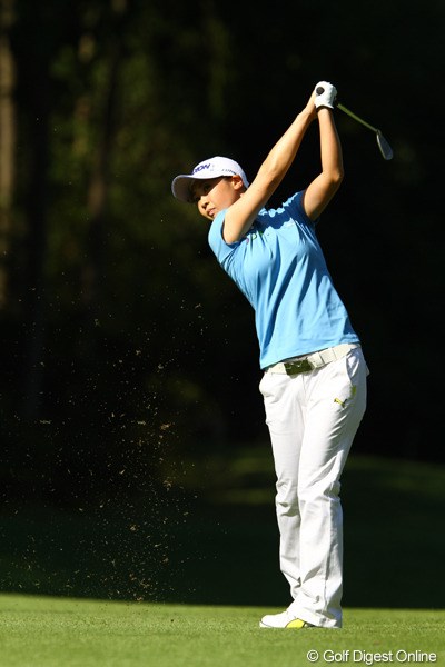 2010年 日本女子プロゴルフ選手権大会コニカミノルタ杯3日目 古閑美保