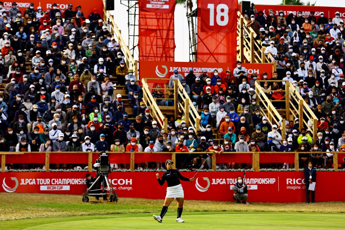 2022年 JLPGAツアーチャンピオンシップリコーカップ 最終日 山下美夢有