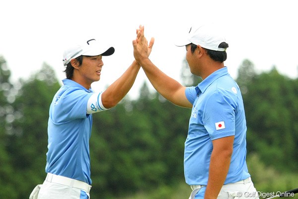 2010年 現代キャピタル招待 日韓プロゴルフ対抗戦2日目 石川遼＆薗田峻輔
