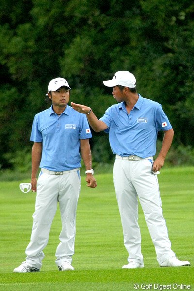 2010年 現代キャピタル招待 日韓プロゴルフ対抗戦2日目 池田勇太＆片山晋呉
