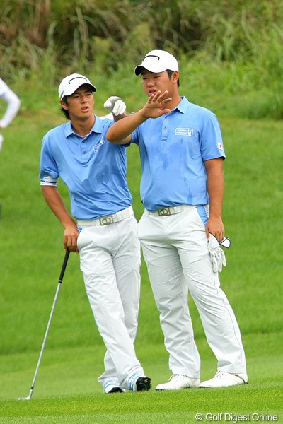 2010年 現代キャピタル招待 日韓プロゴルフ対抗戦2日目 石川遼＆薗田峻輔