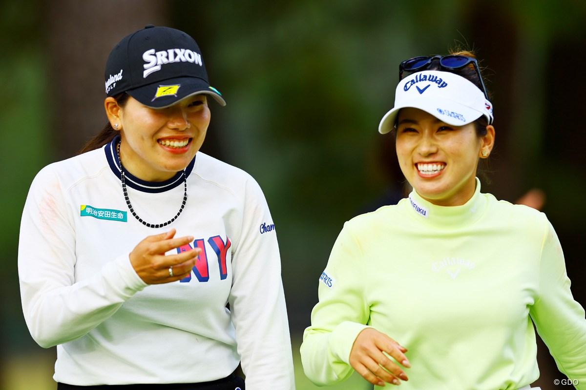 2022年 JLPGAツアーチャンピオンシップリコーカップ  最終日 勝みなみ 西村優菜
