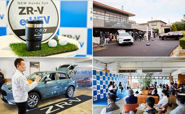 2022年 HONDA 記事広告 ゴルフ場で開催されたプロモーションイベント。トークショーや車両説明が行われた（撮影:岡崎健志）