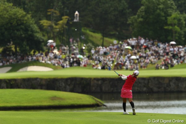 2010年 日本女子プロゴルフ選手権大会コニカミノルタ杯最終日 横峯さくら