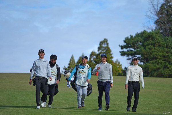 2022年 ゴルフ日本シリーズJTカップ 2日目 星野陸也 石川遼 桂川有人 楽しそうにラウンドしてましたね。