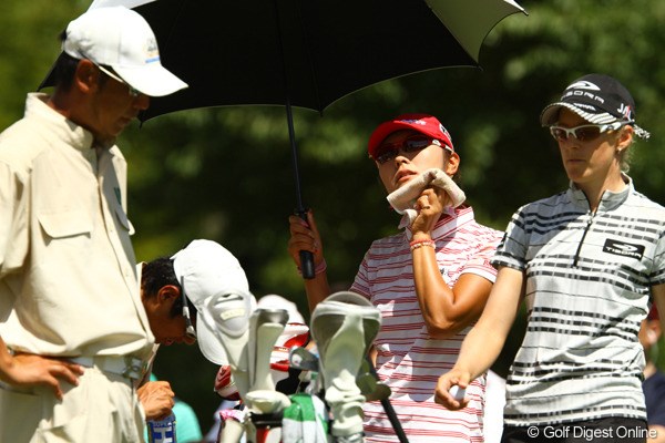 2010年 日本女子プロゴルフ選手権大会コニカミノルタ杯最終日 藤田幸希 本当に熱い一日でした。汗はかいても、ゴルフは終始冷静でした。最終日にこのコースでノーボギーは信じられません。