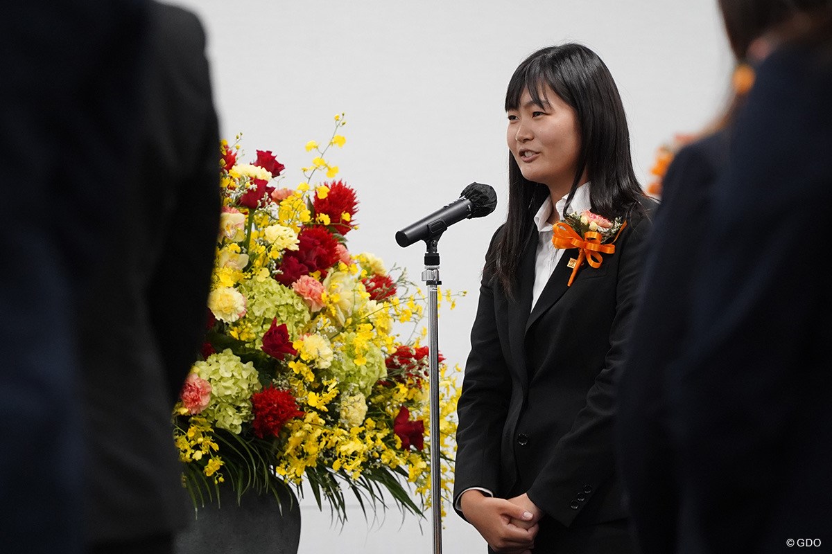 2022年 JLPGA入会式 神谷そら