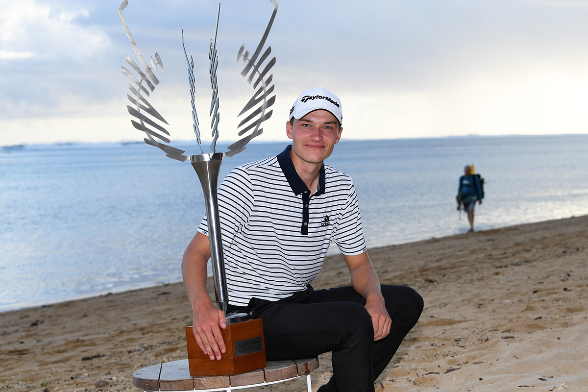 2019年の前回大会はラスムス・ホイゴーがツアー初優勝を飾った(Ross Kinnaird/Getty Images)