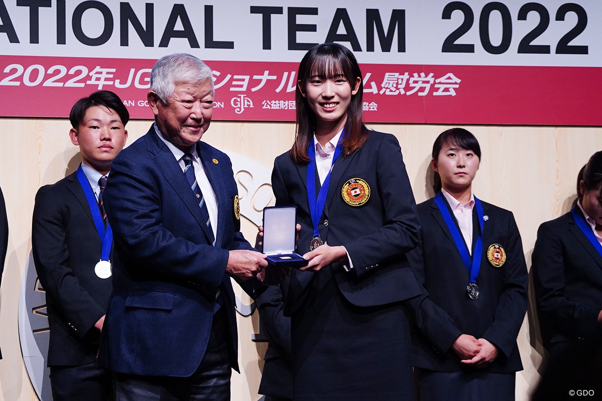2022年 JGAナショナルチーム慰労会 馬場咲希