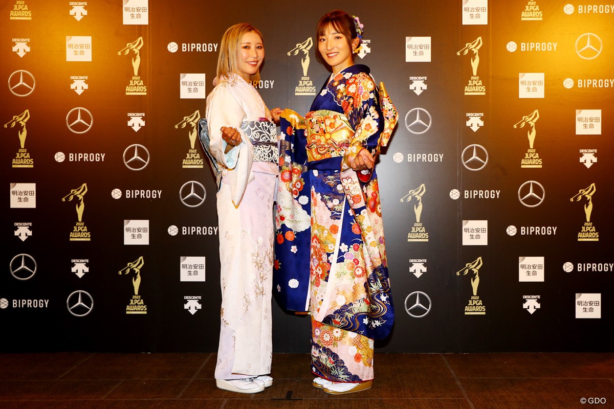 2022年 JLPGAアワード 金田久美子 脇元華
