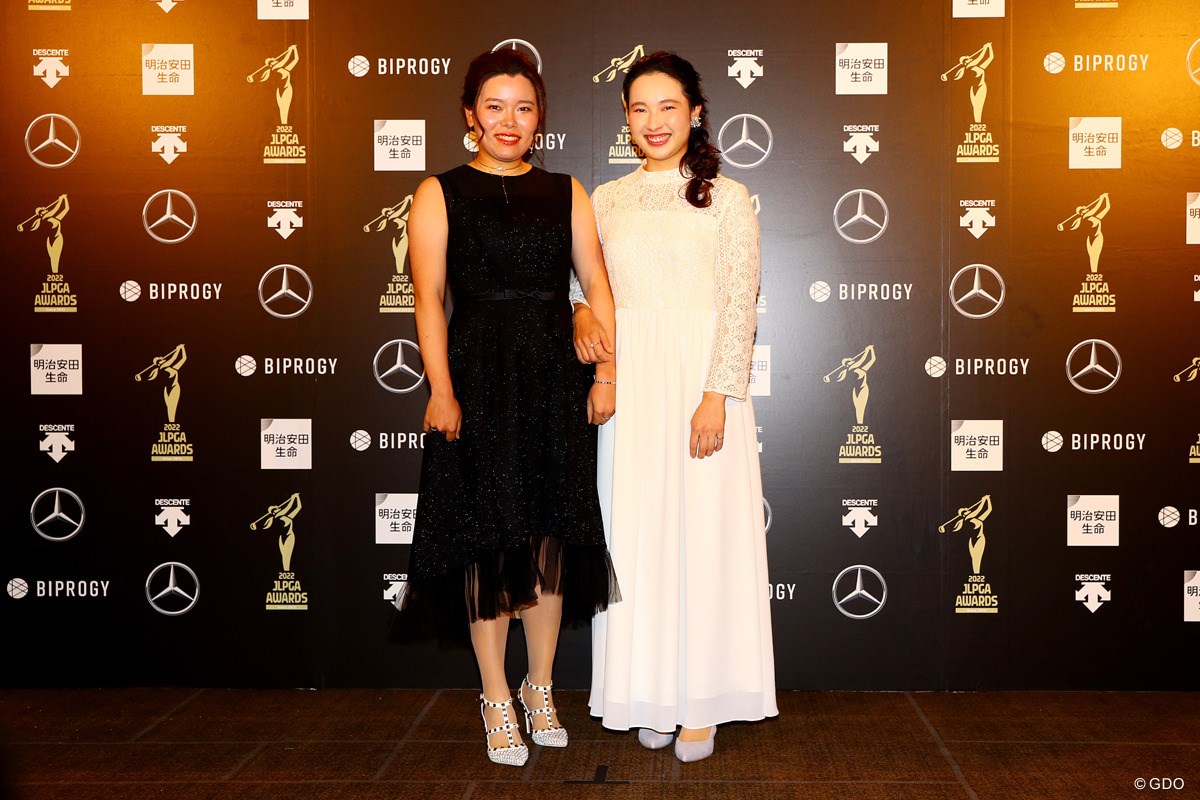2022年 JLPGAアワード 勝みなみ 小祝さくら