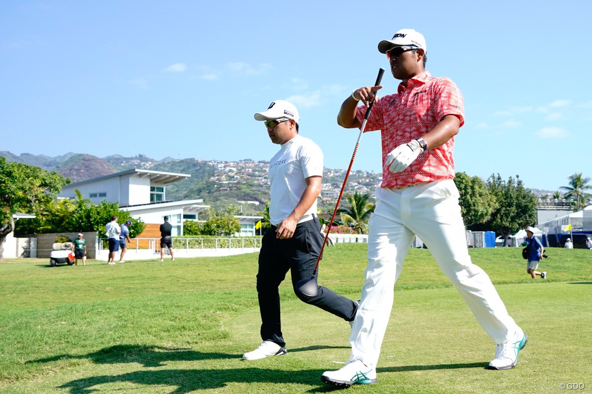 2023年 ソニーオープンinハワイ 事前 松山英樹 比嘉一貴