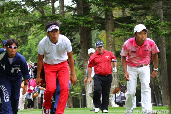 2010年 ANAオープンゴルフトーナメント初日 上井邦浩＆片山晋呉