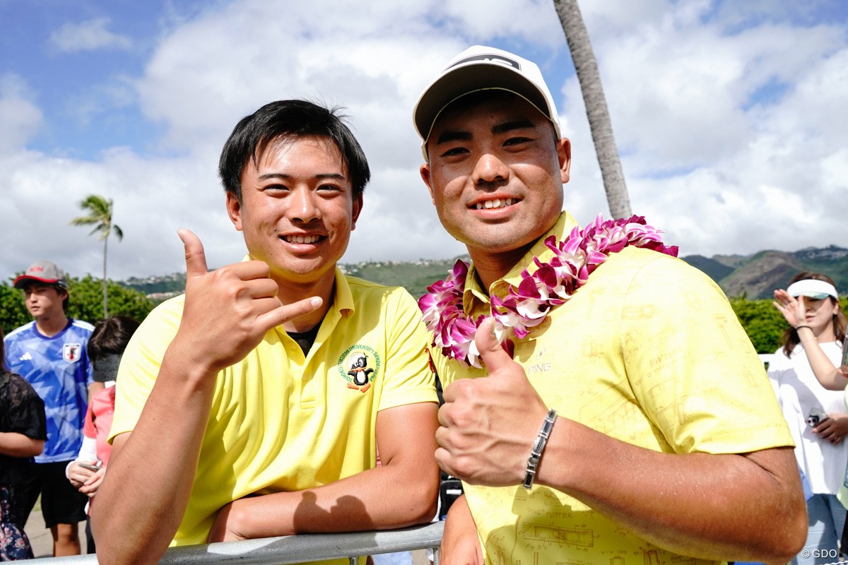 2023年 ソニーオープンinハワイ 岡田晃平＆蝉川泰果